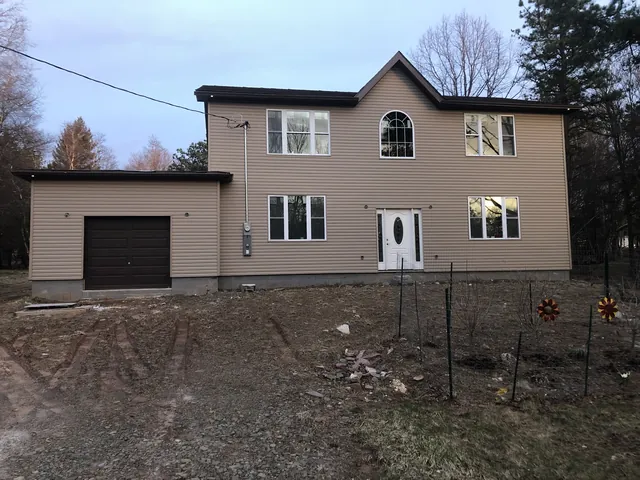 Two-story house built from scratch